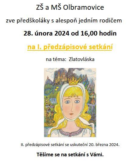 Předzápisové setkání