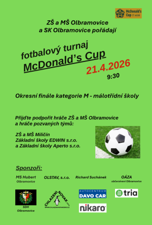 fotbalový turnaj v Olbramovicích